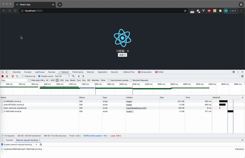 三种情况下的处理效果