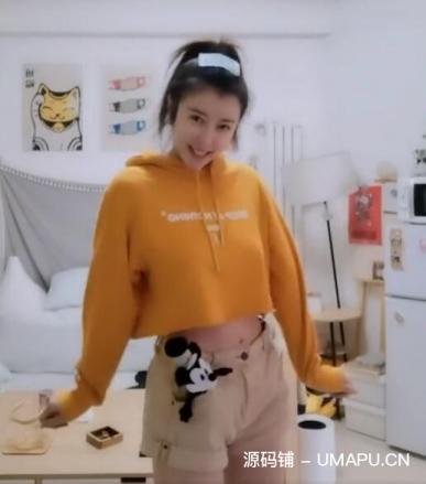 可爱快手热门舞蹈模仿秀视频素材原文件