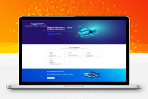 [官网源码]免签约易支付官网大气蓝色落地业宣传HTML源码