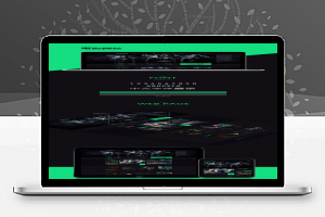 [影视源码] 绿黑时尚风格在线VIP影视影院源码