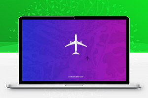 HTML CSS3高空中飞机飞行交互动画特效代码