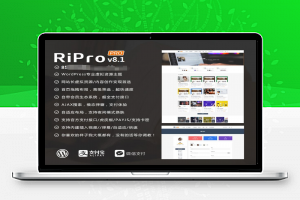 【WordPress模板】日主题-免费优选WordPress破解版RiPro V8.1最新主题模板源码