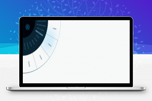 【导航菜单】js网页左上角扇形导航菜单特效