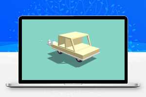 3D汽车模型排放尾气动画特效Canvas代码